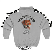 Load image into Gallery viewer, Underground Tiger Zip Up Hoodie