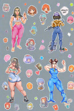 Load image into Gallery viewer, Pin-Up Sticker Sheet Vol. 5 - READY UP