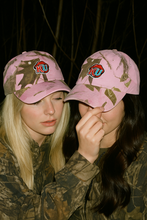 Load image into Gallery viewer, Pink Camo Kiss Adjustable Hat
