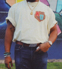 Load image into Gallery viewer, Embroidery Varsity Patch Tee