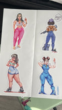 Load image into Gallery viewer, Pin-Up Sticker Sheet Vol. 5 - READY UP