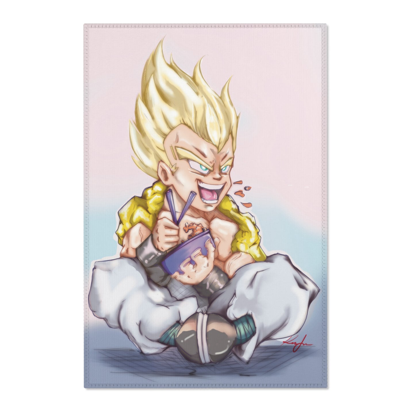 SSJ GOTENKS AREA RUG