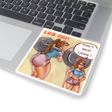 Load image into Gallery viewer, LEG DAY STICKER SLAP
