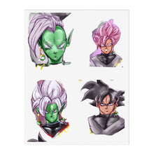 Load image into Gallery viewer, GOKU BLACK STICKER SHEET
