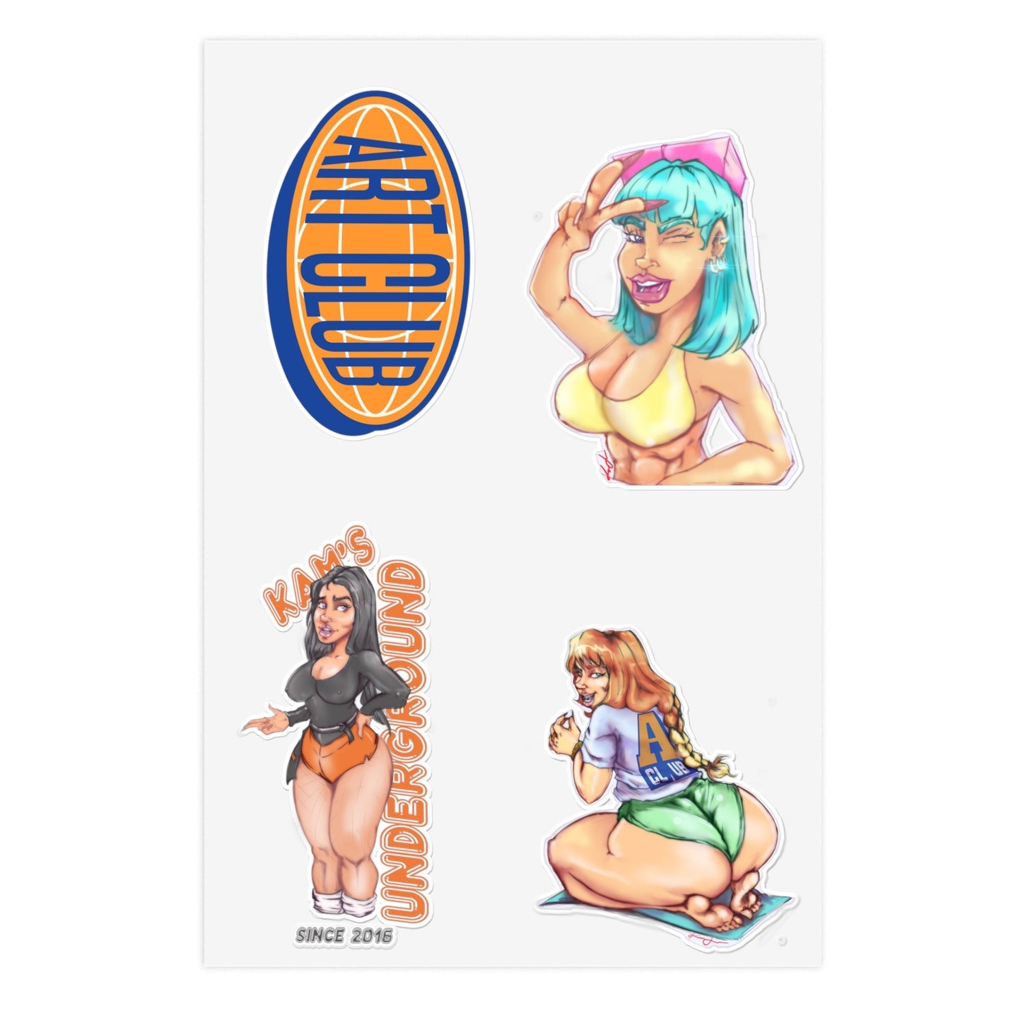 Art Club Sticker Pack v1