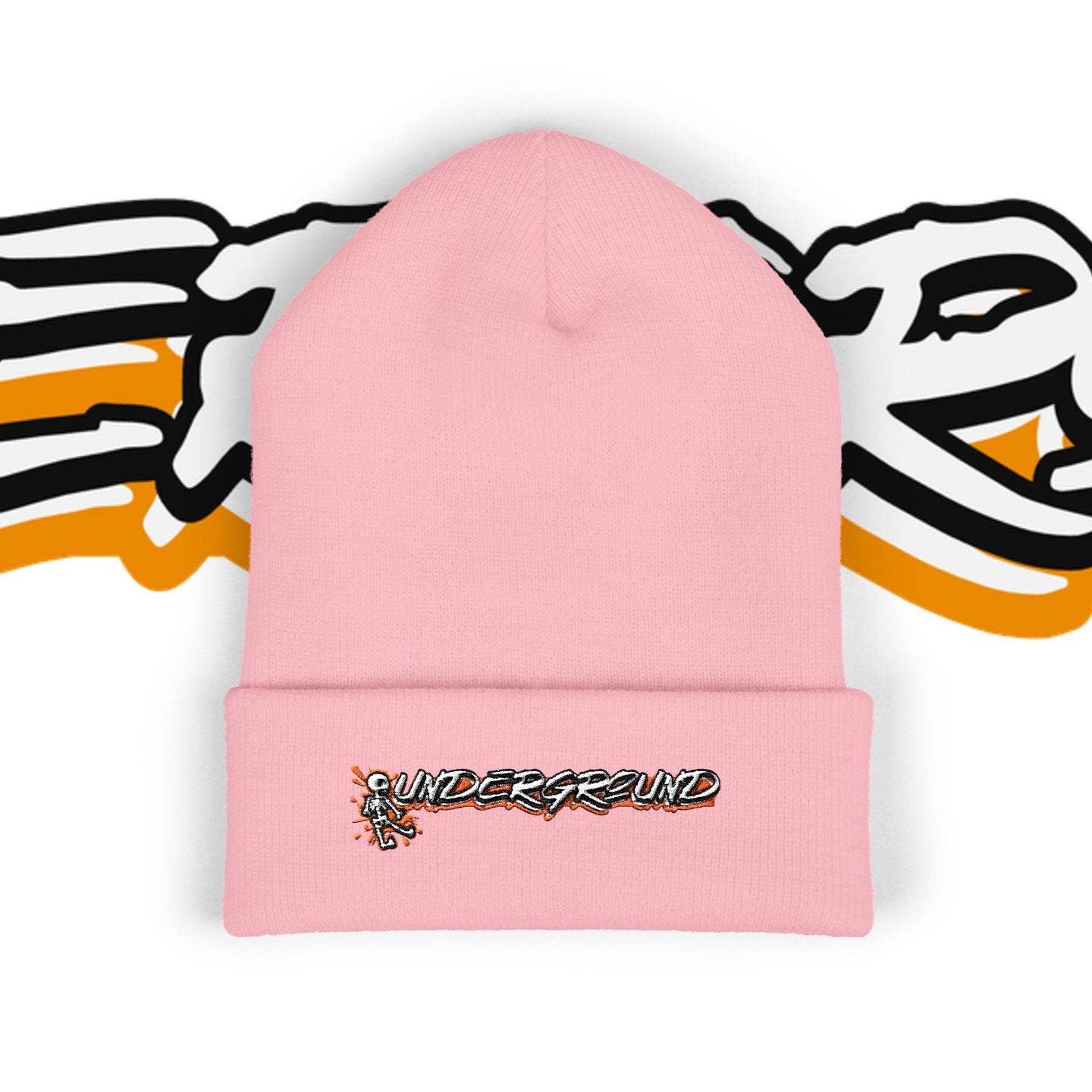 Embroidered Underground Beanie