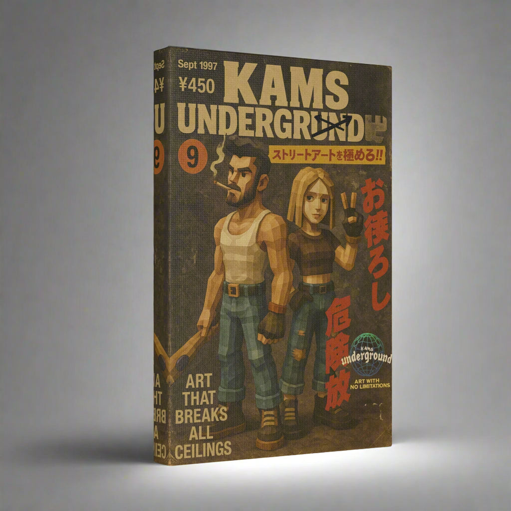 Survival Of The Underground- Canvas Print 8x12