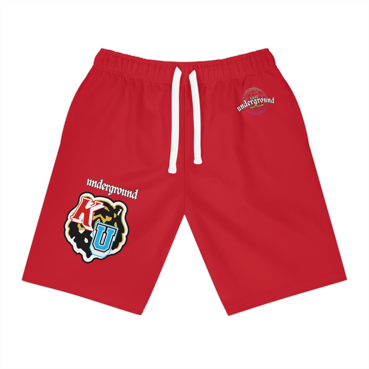 KU Varsity Shorts (Dark Red)