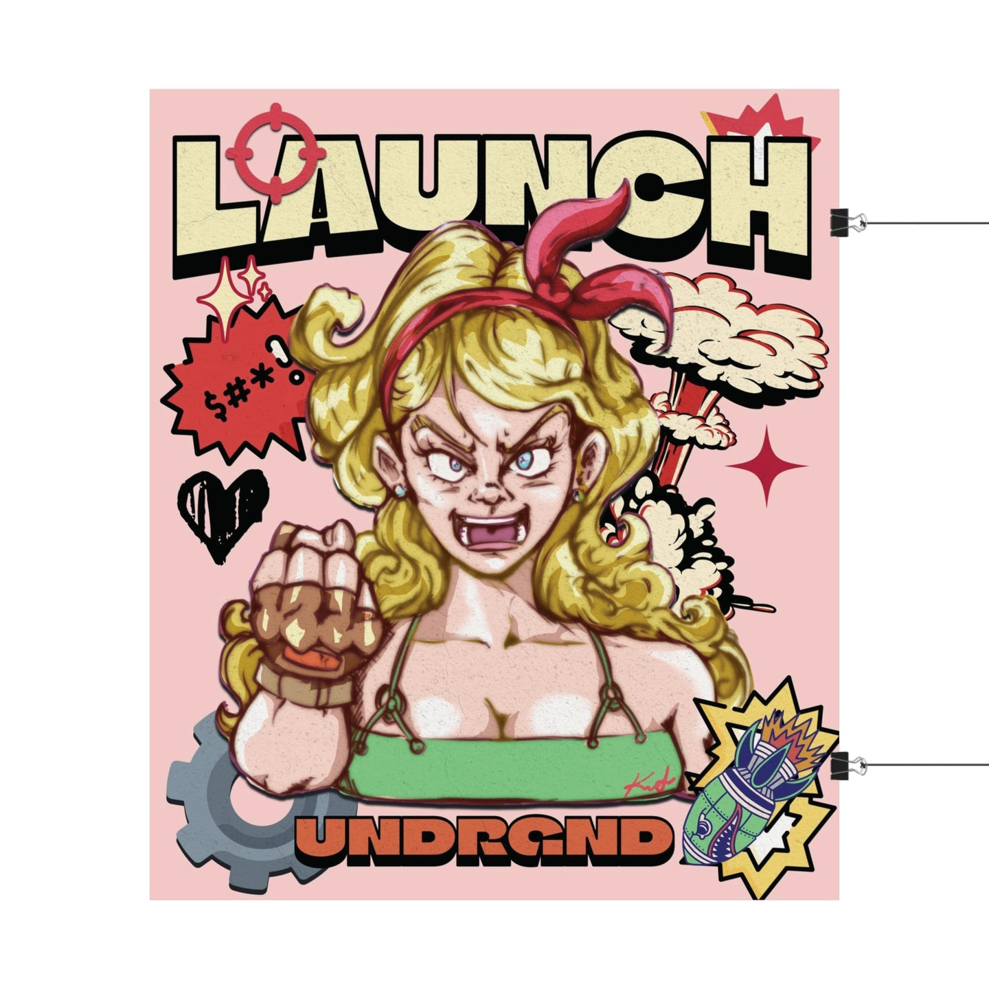 ANGRY LAUNCH POSTER(2 SIZES)