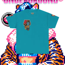 Load image into Gallery viewer, 8-BIT RETRO TIGER PIN UP TEE
