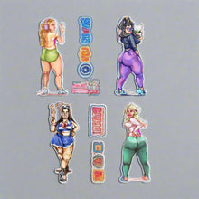 Load image into Gallery viewer, Pin Up Sticker Sheet Vol.4 - Muscle Moms
