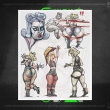 Load image into Gallery viewer, Womens Wrestling Champion Poster
