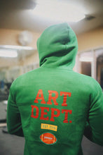 Load image into Gallery viewer, VARSITY ART DEPT. ZIP UP HOODIE
