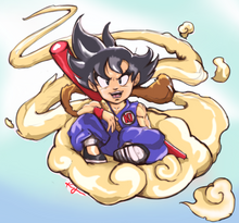 Load image into Gallery viewer, Kid Goku Floor Mat
