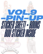 Load image into Gallery viewer, Pin-Up Sticker Sheet Vol 9 +Bonus Buu Sticker
